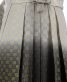 袴単品No.633|白色からグレーへぼかし　金色・銀色市松模様対応身長 / 170cm前後
